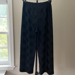 Issey Miyake Black Straight Leg Pants